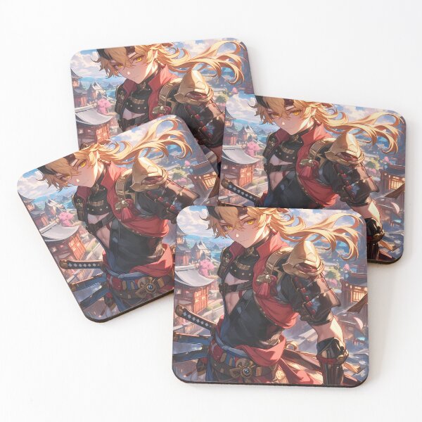 Item preview, Thoma Genshin Impact Inazuma Hero Sunset City Vibes designed and sold by Tokyonomad.