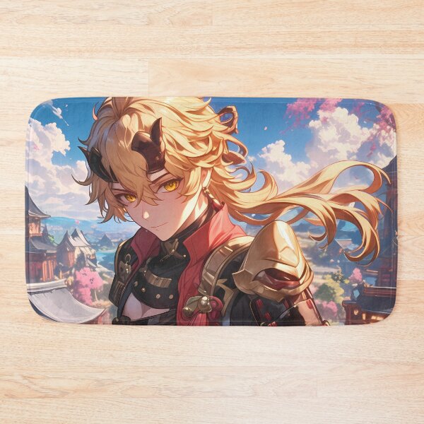 Item preview, Thoma Genshin Impact Inazuma Hero Sunset City Vibes designed and sold by Tokyonomad.