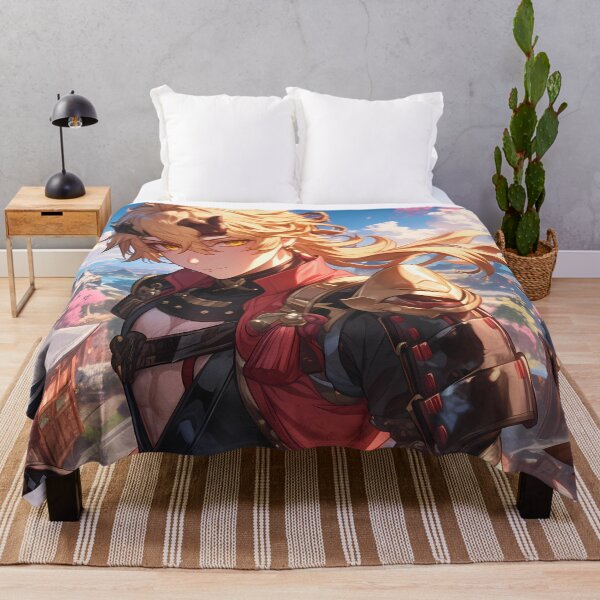 Item preview, Thoma Genshin Impact Inazuma Hero Sunset City Vibes designed and sold by Tokyonomad.