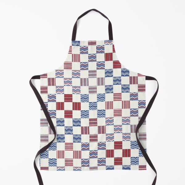 Item preview, Cheater quilt 9 patch Americana red blue white designed and sold by FrancesPoff.