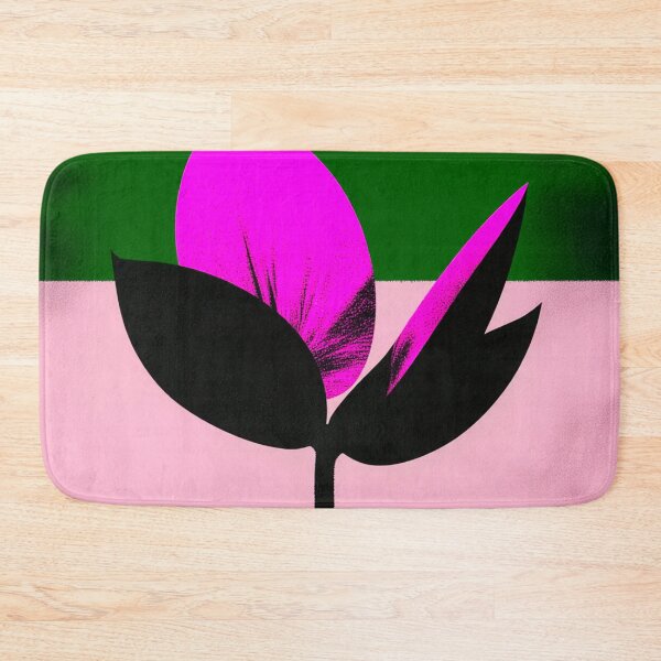Item preview, Minimal Art Deco Floral – Bold Pink Botanical Design designed and sold by joycrysstudio.