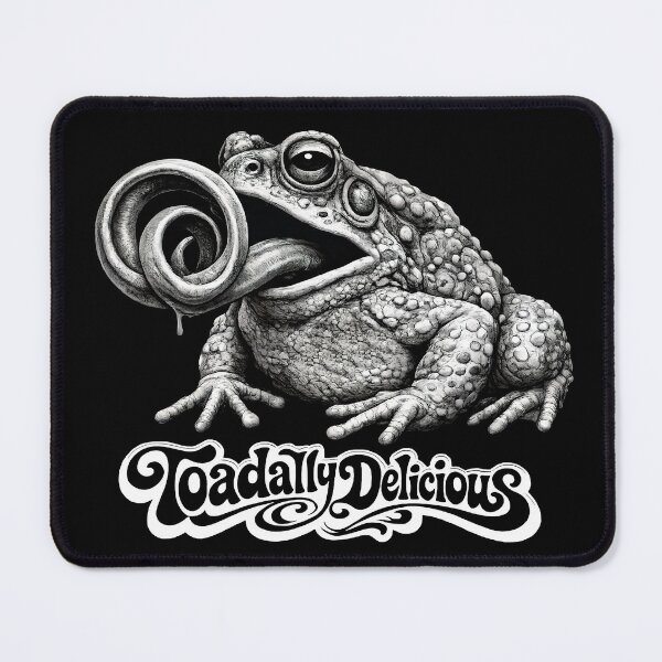 Item preview, Trippy Psychedelic Frog - ‘Toadally Delicious’ Surreal Sonoran Toad Bufo Alvarius designed and sold by RustedToad.