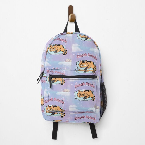 Item preview, Couch Potato Lazy Cat Cartoon designed and sold by Taridesign.