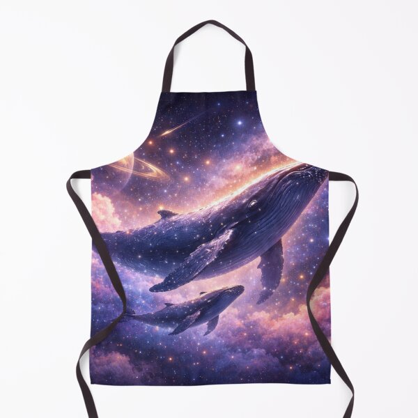 Item preview, Cosmic Space Whales in Galaxy Nebula Dreamscape designed and sold by CLOUTKULT.