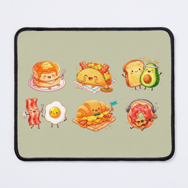 Item preview, The Jolly Breakfast Club: Morning Vibes Sticker Pack designed and sold by Tiny-roar-studio.