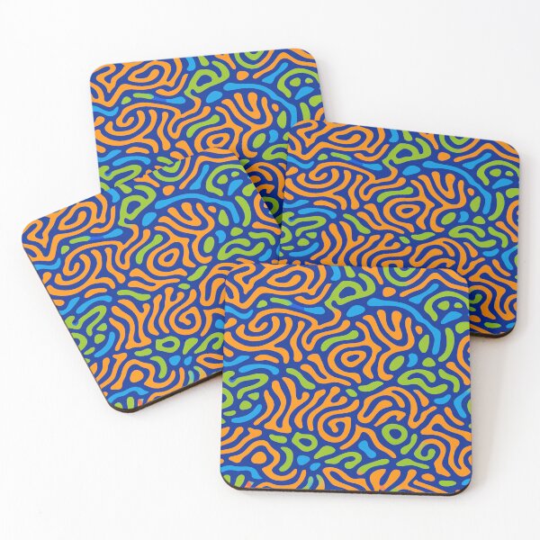 Item preview, Mandarinfish Psychedelic Reef Scale Pattern designed and sold by WildlifeInc.