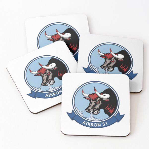 Item preview, US Navy VFA-37 Ragin' Bulls Squadron Emblem (Early insignia) designed and sold by CharlieDesings.