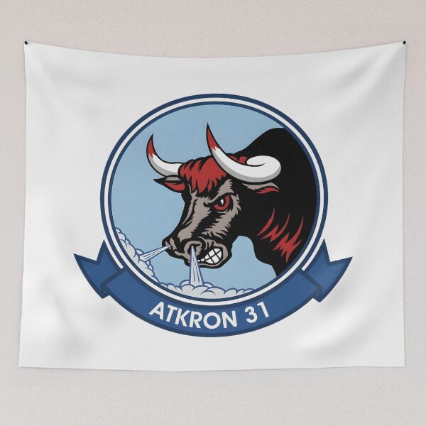 Item preview, US Navy VFA-37 Ragin' Bulls Squadron Emblem (Early insignia) designed and sold by CharlieDesings.