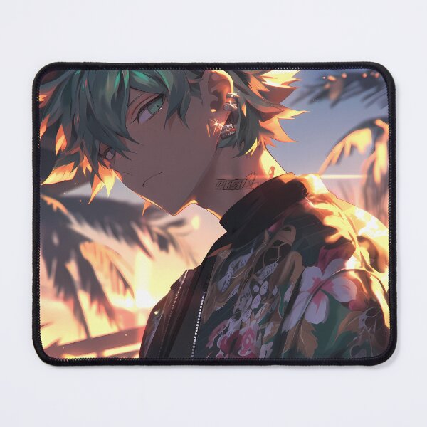 Item preview, Rantaro Amami Danganronpa Sunset Calm Green Aesthetic designed and sold by mildaclairmo.