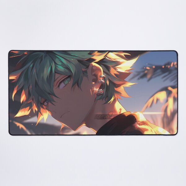 Item preview, Rantaro Amami Danganronpa Sunset Calm Green Aesthetic designed and sold by mildaclairmo.