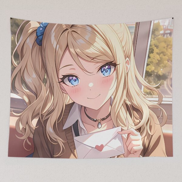Item preview, Ai Hayasaka Kaguya Sama Love Is War Love Letter Blush Cozy Pastel designed and sold by mildaclairmo.