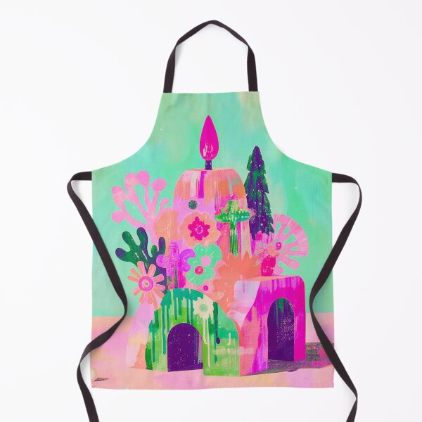 Item preview, Whimsical Floral House – Vibrant Art Deco Inspired Design designed and sold by joycrysstudio.