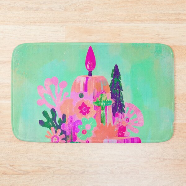 Item preview, Whimsical Floral House – Vibrant Art Deco Inspired Design designed and sold by joycrysstudio.
