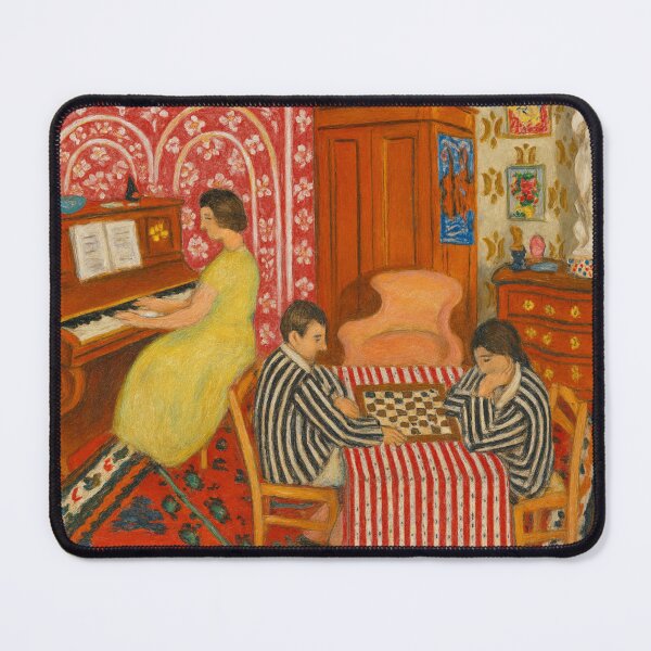 Item preview, Naïve Painting Family Interior Scene Music Vintage Art Lovers designed and sold by RickE.