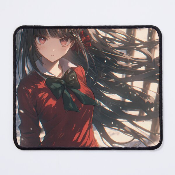 Item preview, Maki Harukawa Danganronpa Winter Snow Serious Stare designed and sold by mildaclairmo.