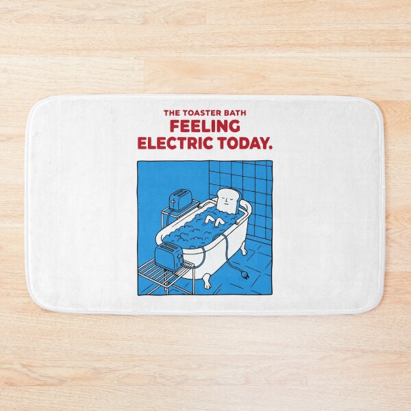 Item preview, Feeling Electric Today - Toaster Bath Bread Pun  designed and sold by MotionBanana Art.