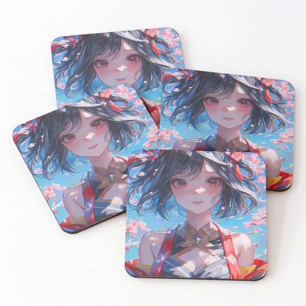 Item preview, Kitasan Black Uma Musume Pretty Derby Cherry Blossoms Kimono Sky Portrait designed and sold by mildaclairmo.