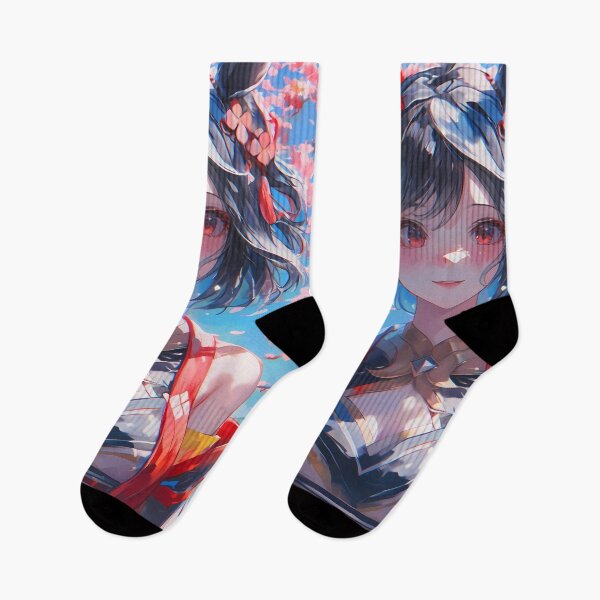 Item preview, Kitasan Black Uma Musume Pretty Derby Cherry Blossoms Kimono Sky Portrait designed and sold by mildaclairmo.