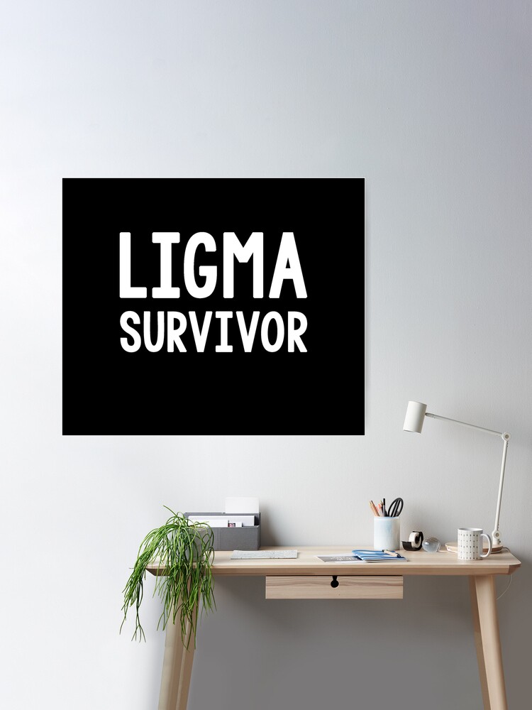 What's A Ligma Survivor? - Funny Ligma Meme PopSockets PopGrip: Swappable  Grip for Phones & Tablets