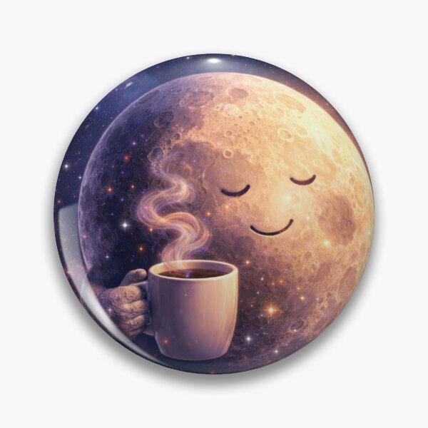 Item preview, Moon Coffee Club Cute Cosmic Coffee Galaxy Art designed and sold by CLOUTKULT.