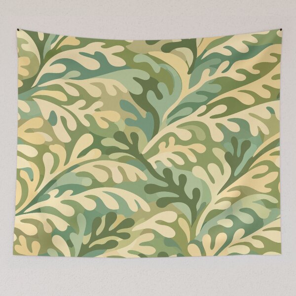 Item preview, Leafy Seadragon Flowing Marine Pattern designed and sold by WildlifeInc.