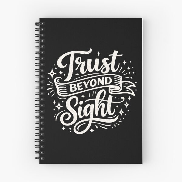 Item preview, Trust Beyond Sight – Christian Faith Strength designed and sold by Verse & Vibes.