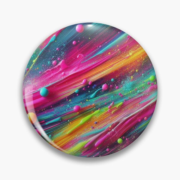 Item preview, Neon Abstract Paint Pattern #1 designed and sold by Paragon-Art.