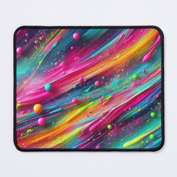 Item preview, Neon Abstract Paint Pattern #1 designed and sold by Paragon-Art.