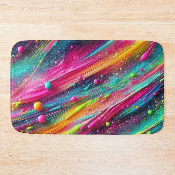 Item preview, Neon Abstract Paint Pattern #1 designed and sold by Paragon-Art.