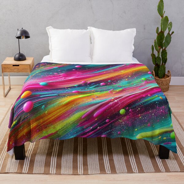 Item preview, Neon Abstract Paint Pattern #1 designed and sold by Paragon-Art.
