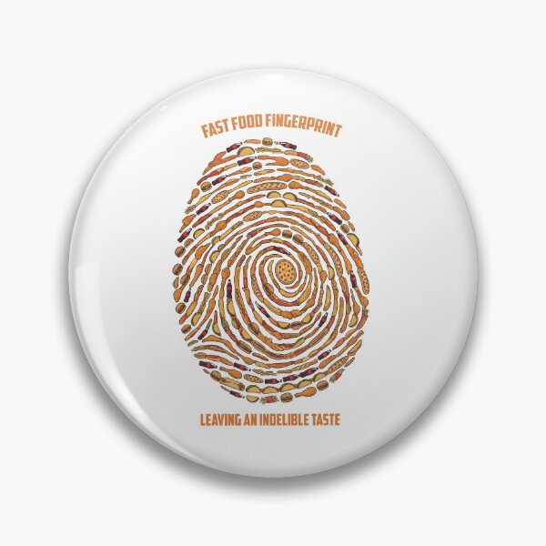 Item preview, Fast food fingerprint designed and sold by Designfordream.