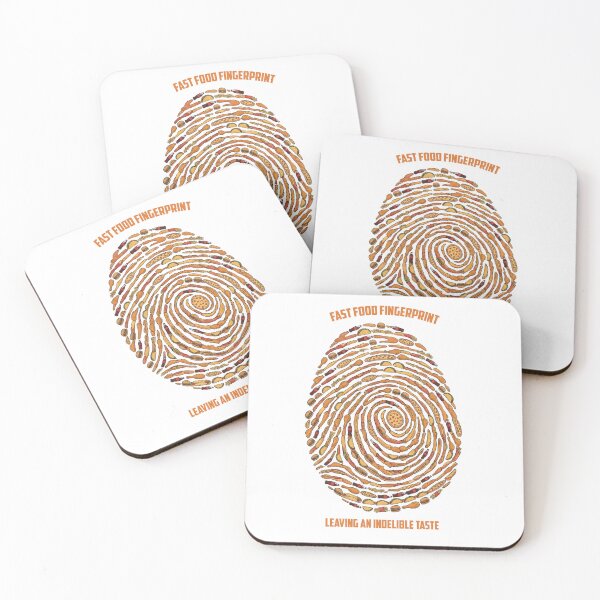 Item preview, Fast food fingerprint designed and sold by Designfordream.