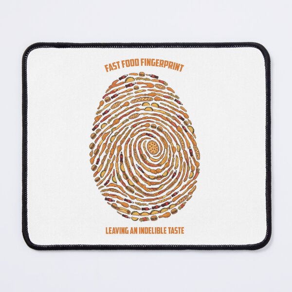 Item preview, Fast food fingerprint designed and sold by Designfordream.