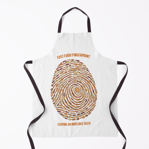 Item preview, Fast food fingerprint designed and sold by Designfordream.