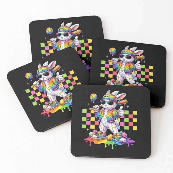 Item preview, Rainbow Drip Bunny Baseball Streetwear designed and sold by KIROSALS.