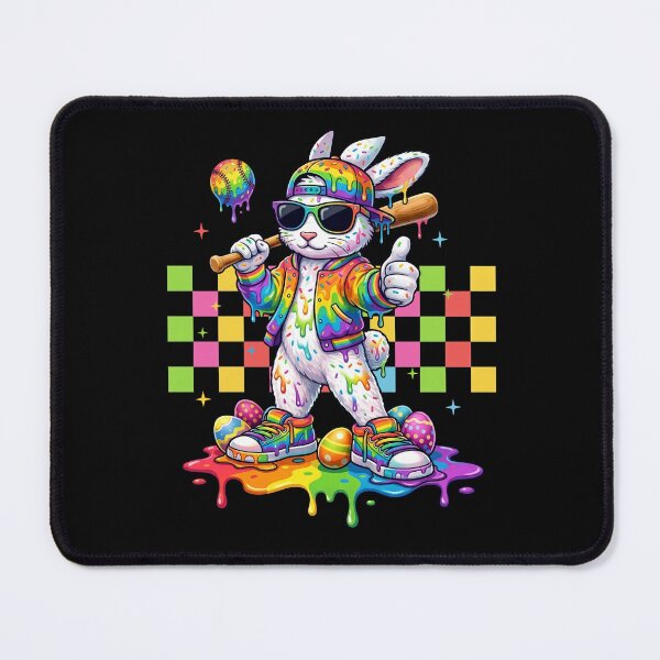 Item preview, Rainbow Drip Bunny Baseball Streetwear designed and sold by KIROSALS.