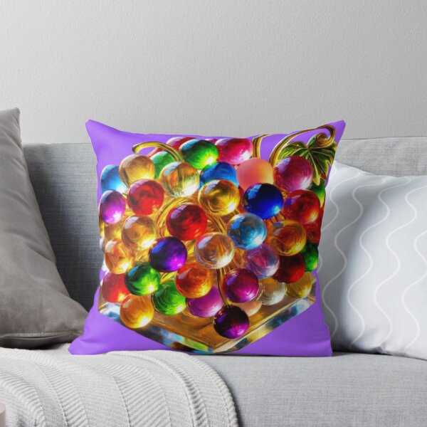 Item preview, Vibrant Harvest: Multicolored Glass Grape Sculpture designed and sold by daweave77.