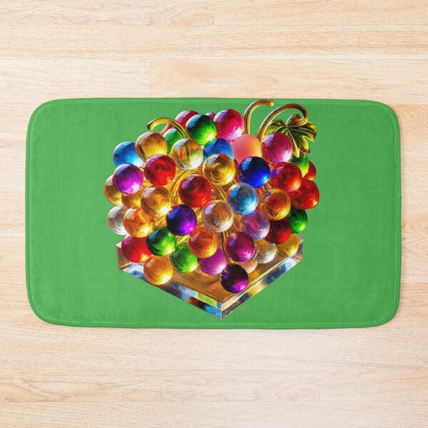 Item preview, Vibrant Harvest: Multicolored Glass Grape Sculpture designed and sold by daweave77.