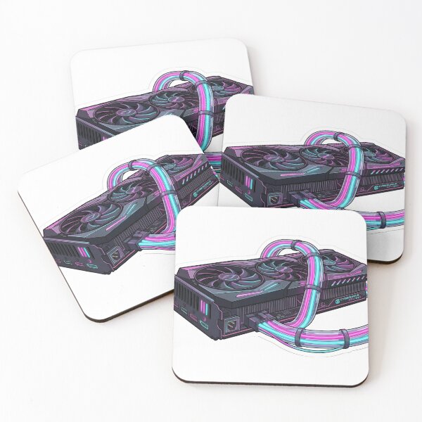 Item preview, Cyberpunk Neon GPU - High FPS Gaming Sticker designed and sold by Elefa30.