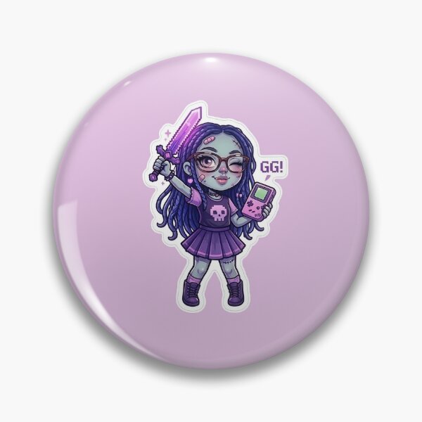 Item preview, ChibiZombie GG Sticker designed and sold by digitaldivadesigns87.