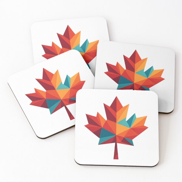 Item preview, Geometric Maple Leaf Abstract Polygon Design | Modern Canada Minimal Aesthetic Graphic designed and sold by Globalcitytees.