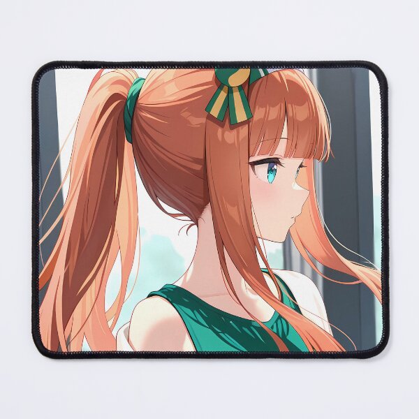 Item preview, Silence Suzuka Uma Musume Pretty Derby Anime Girl Green Ribbon Outfit designed and sold by Tokyonomad.