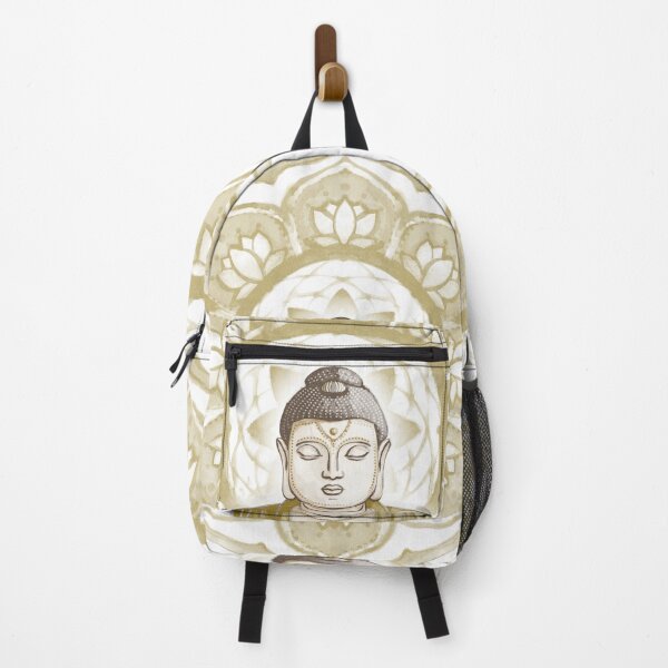 Item preview, Buddha Padma Watercolor - Fawn Earth Ochre - Ochre Halo designed and sold by Irene Estelle.