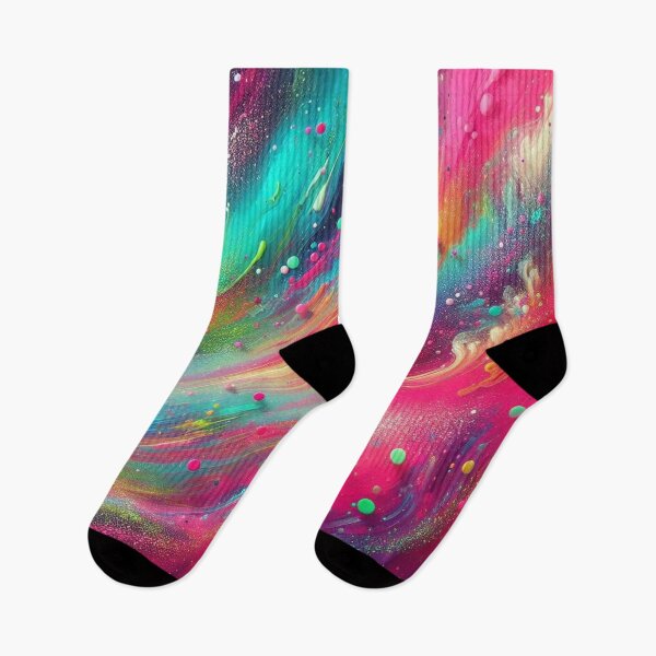 Item preview, Neon Abstract Paint Pattern #2 designed and sold by Paragon-Art.