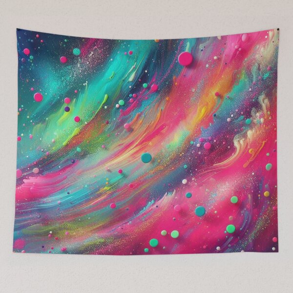 Item preview, Neon Abstract Paint Pattern #2 designed and sold by Paragon-Art.
