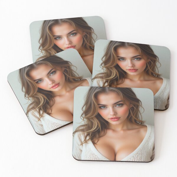 Item preview, Fayth in Cream | Sultry Sweater Pretty Girl Portrait designed and sold by KasaHunterHarem.