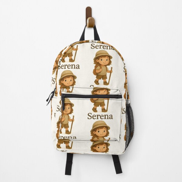 Item preview, Cute Explorer Girl Serena, Kawaii Adventure Character, Hiking Cartoon Kid Design designed and sold by LoveNurseries.