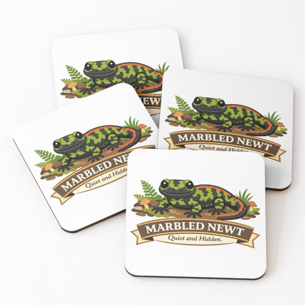 Item preview, Marbled Newt Quiet Forest Guardian designed and sold by WildlifeInc.