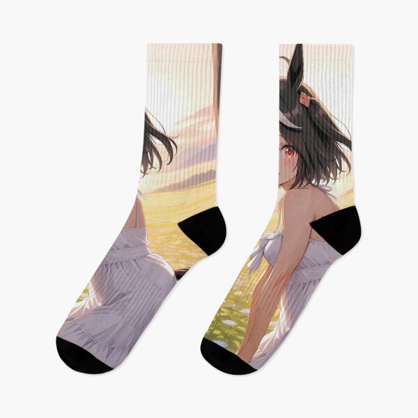 Item preview, Kitasan Black Uma Musume Golden Field Sunset Calm designed and sold by Tokyonomad.