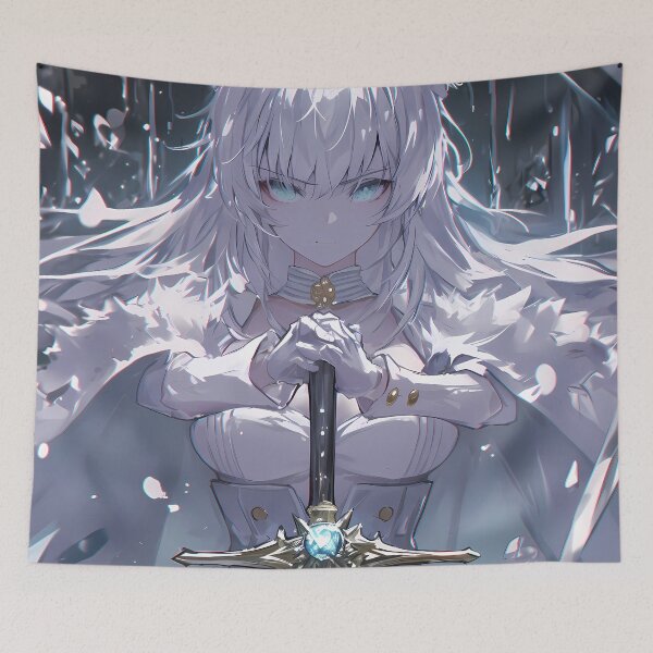 Item preview, Takao Azur Lane Winter Warrior Blue Eyes Snowfall Mood designed and sold by mildaclairmo.
